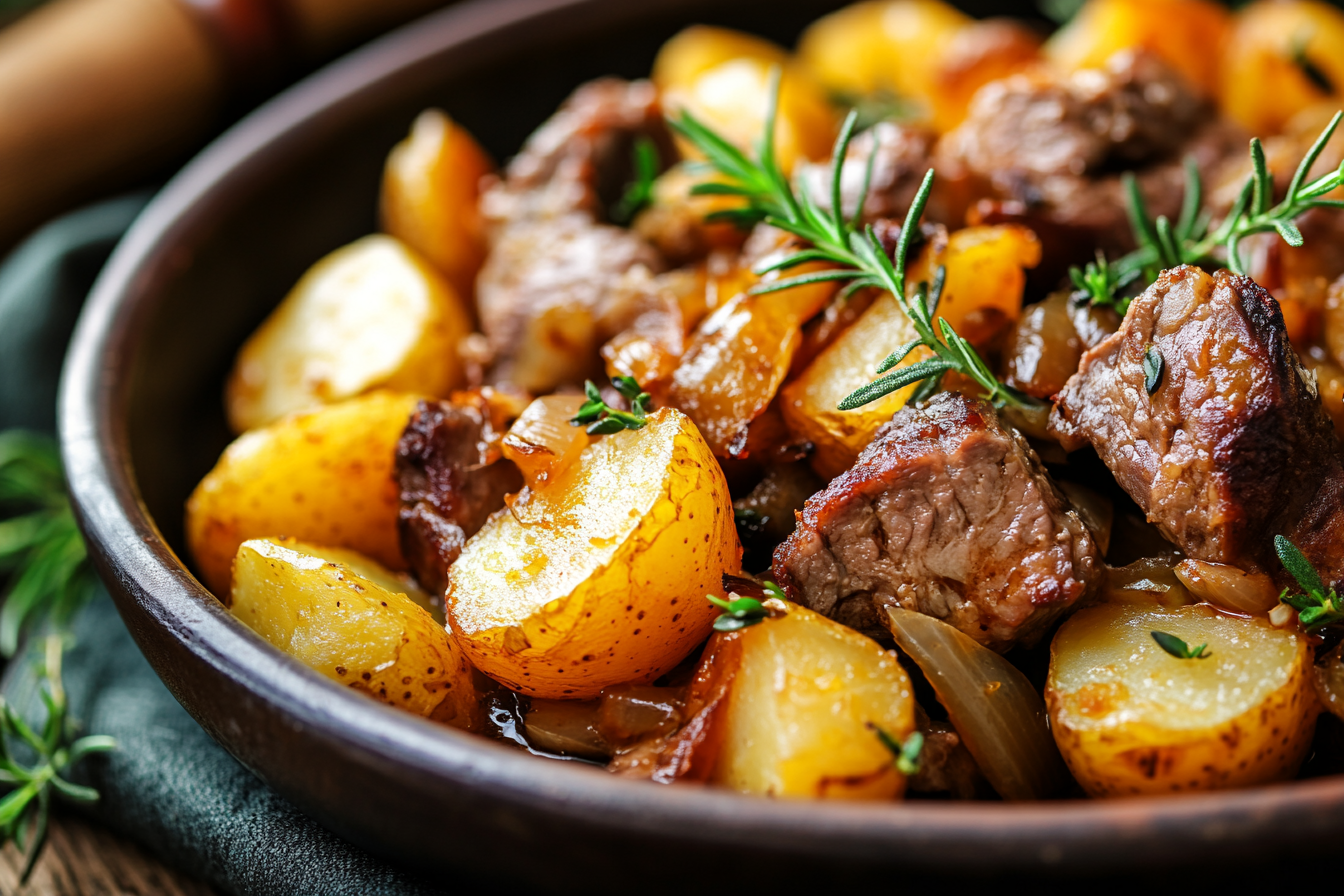 Agneau à l'étouffée portugais