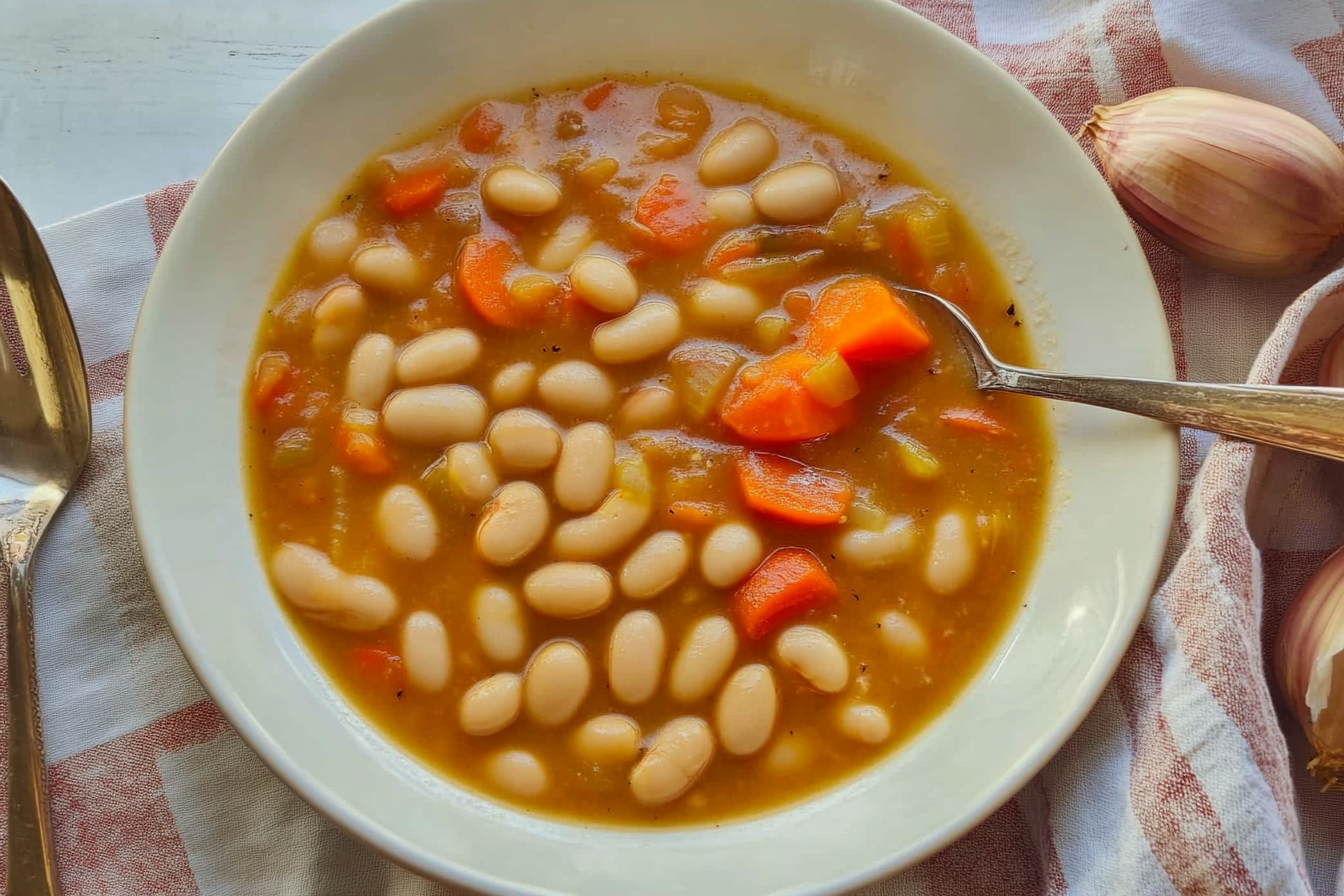 Alubias blanches aux légumes