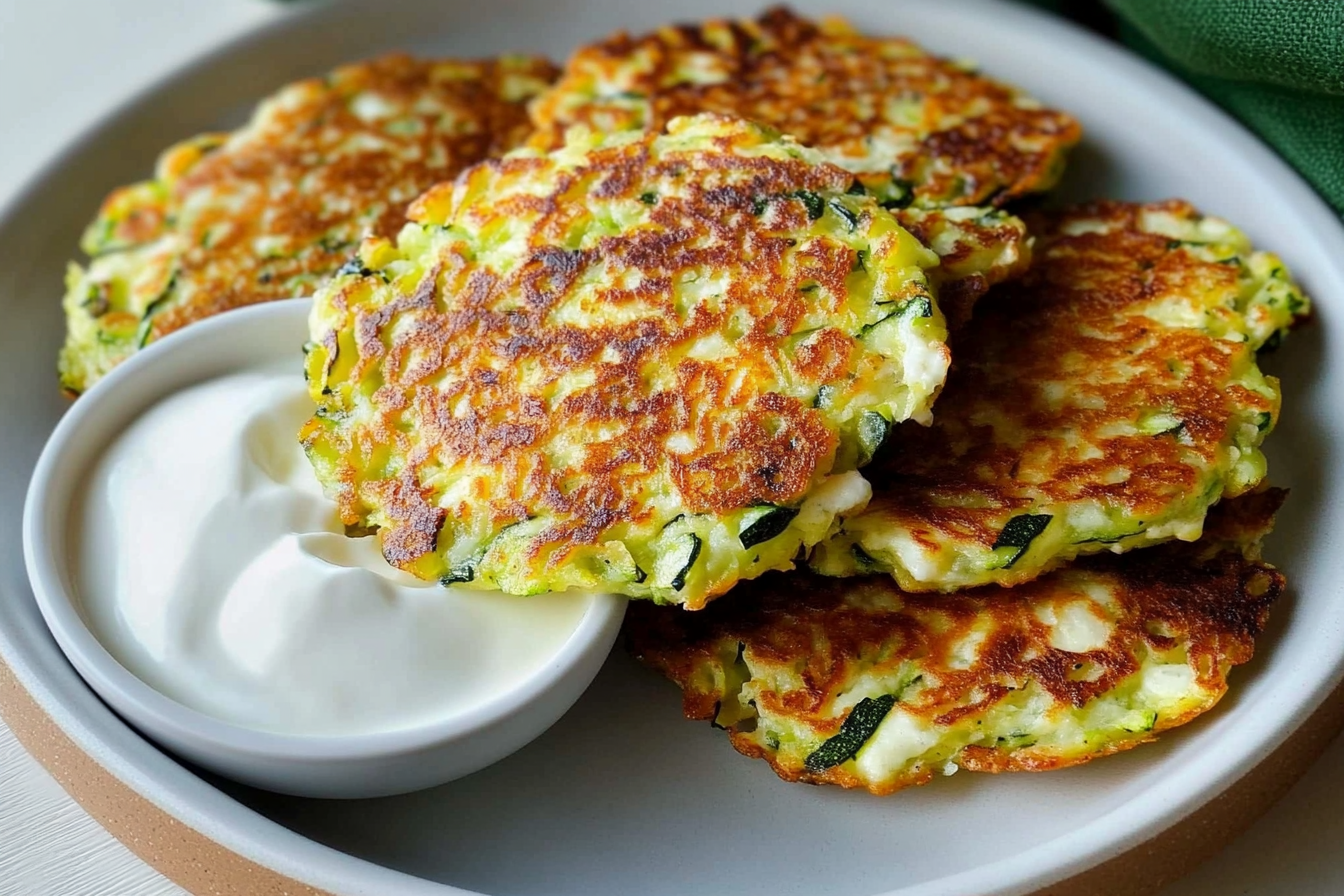 Beignets de courgette et mozzarella