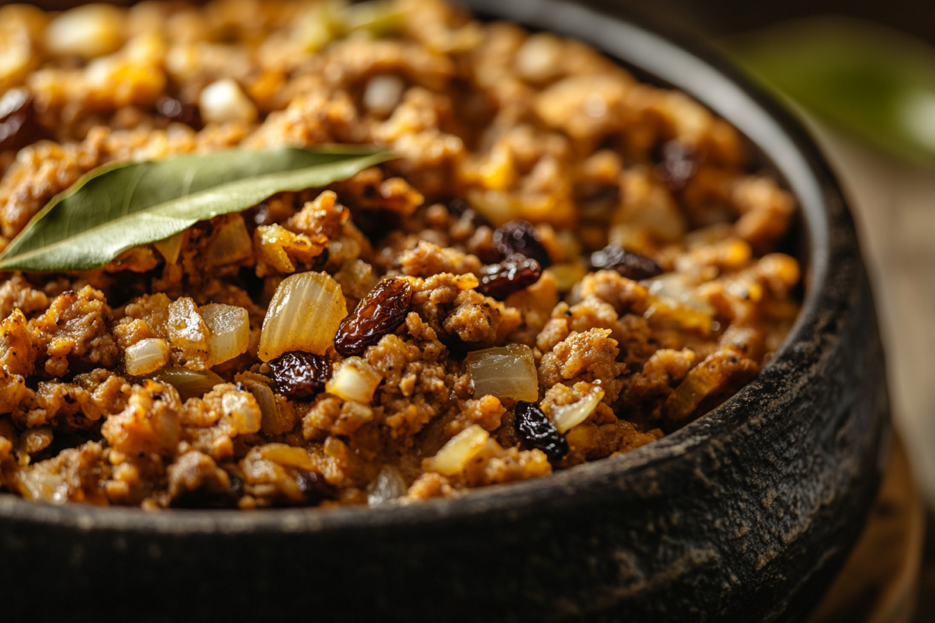 Bobotie au curry et viande