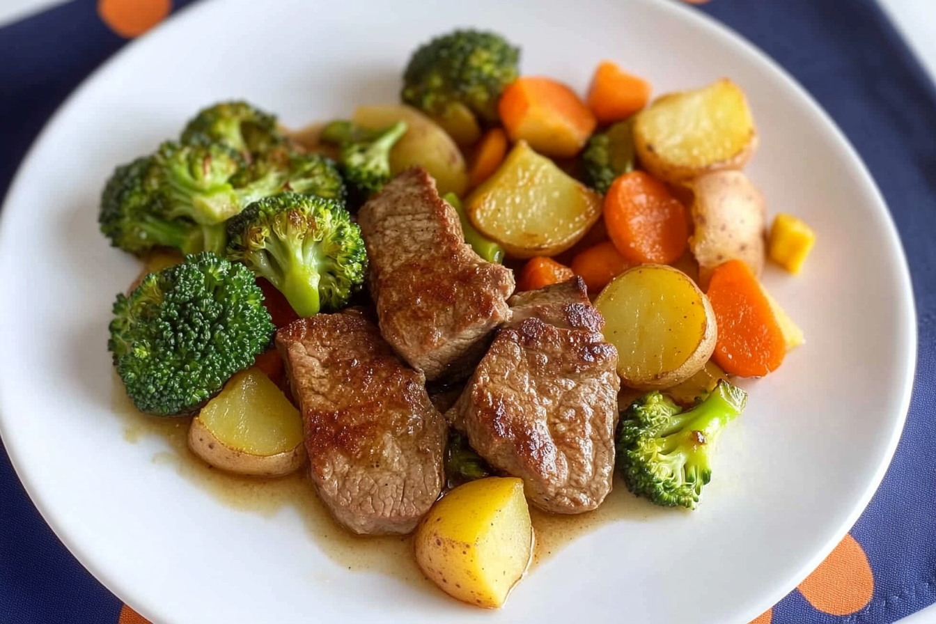 Boeuf aux brocolis et légumes
