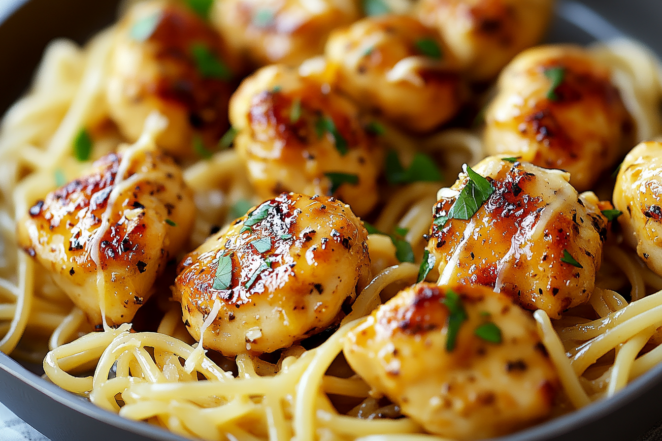 Bouchées de poulet à l'ail