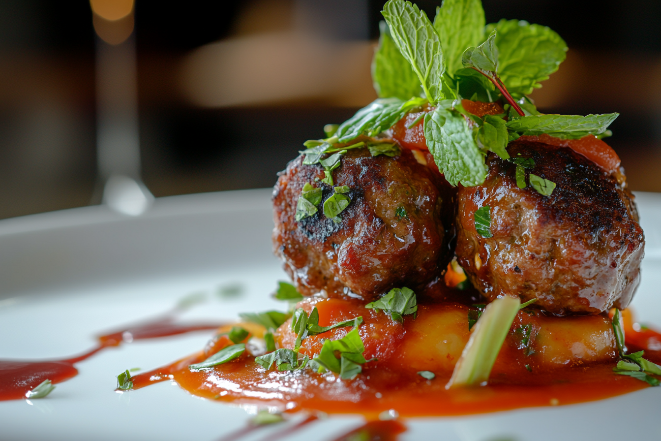 Boulettes d'agneau à la menthe