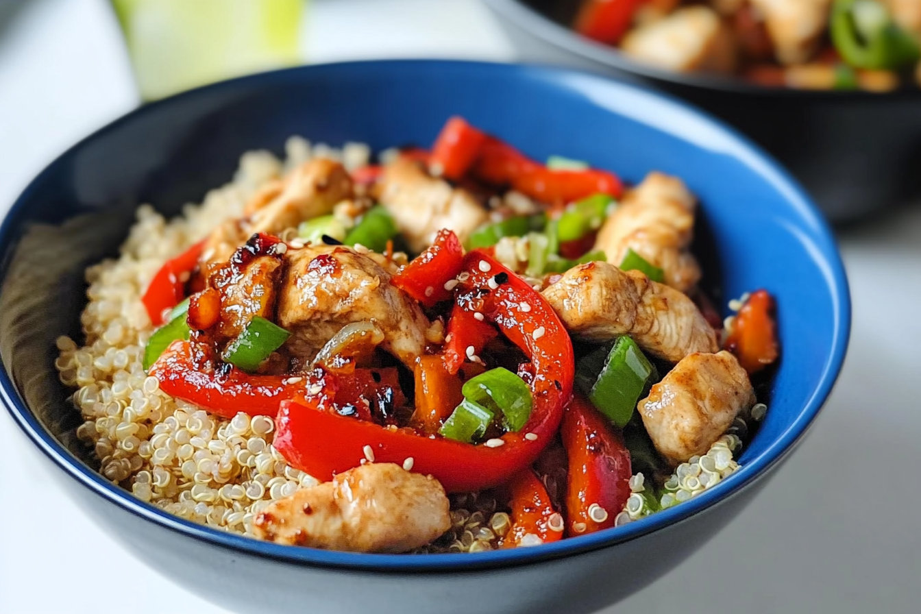 Bowl de quinoa au poulet