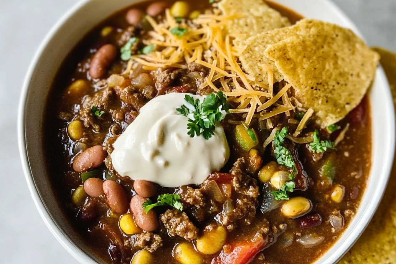 Chili con carne épicé