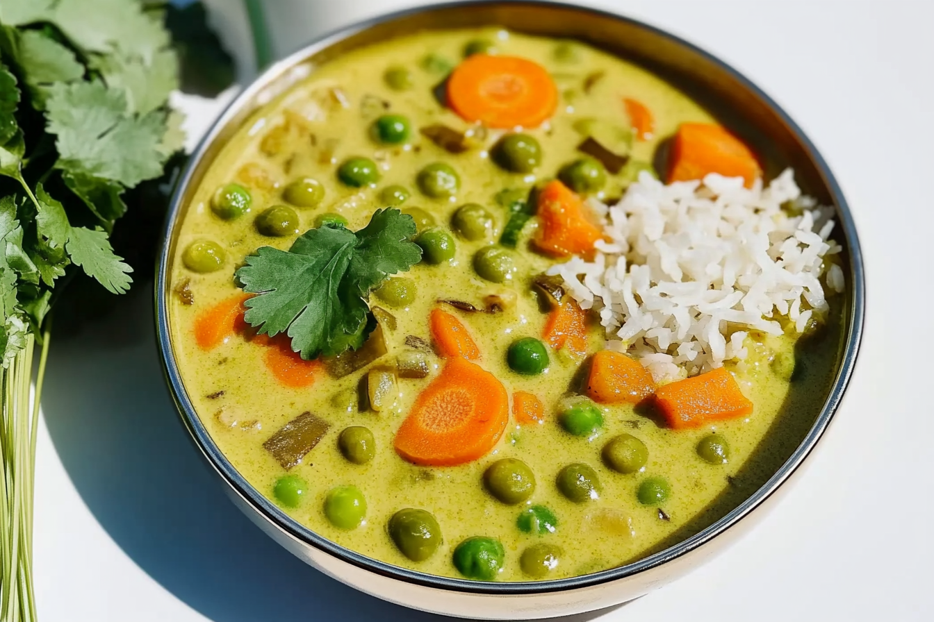 Curry de pois et carottes