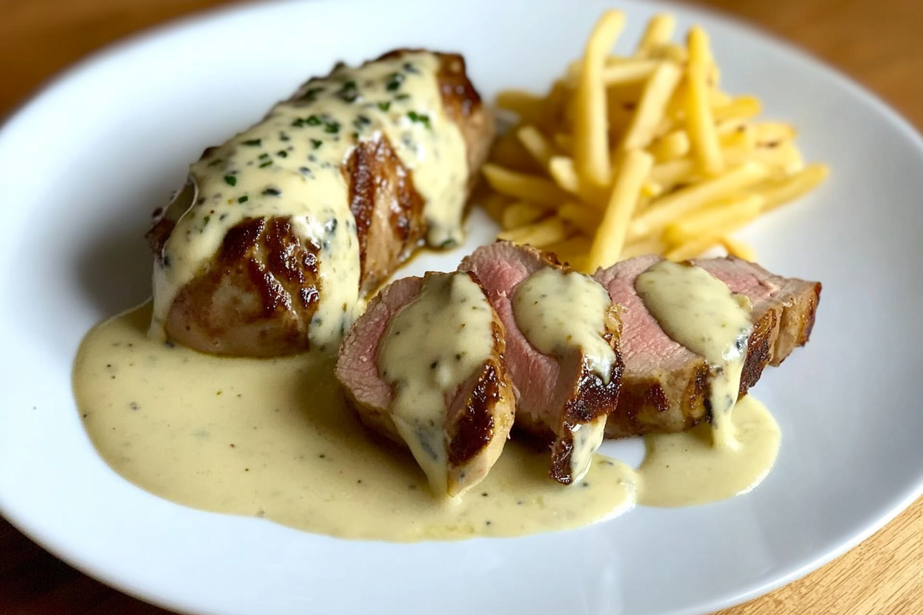Filet mignon au roquefort