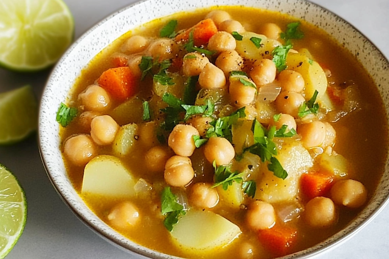 Garbanzos aux pommes de terre