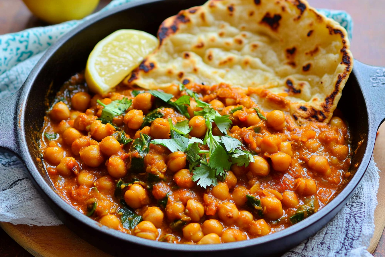 Garbanzos masala épicés