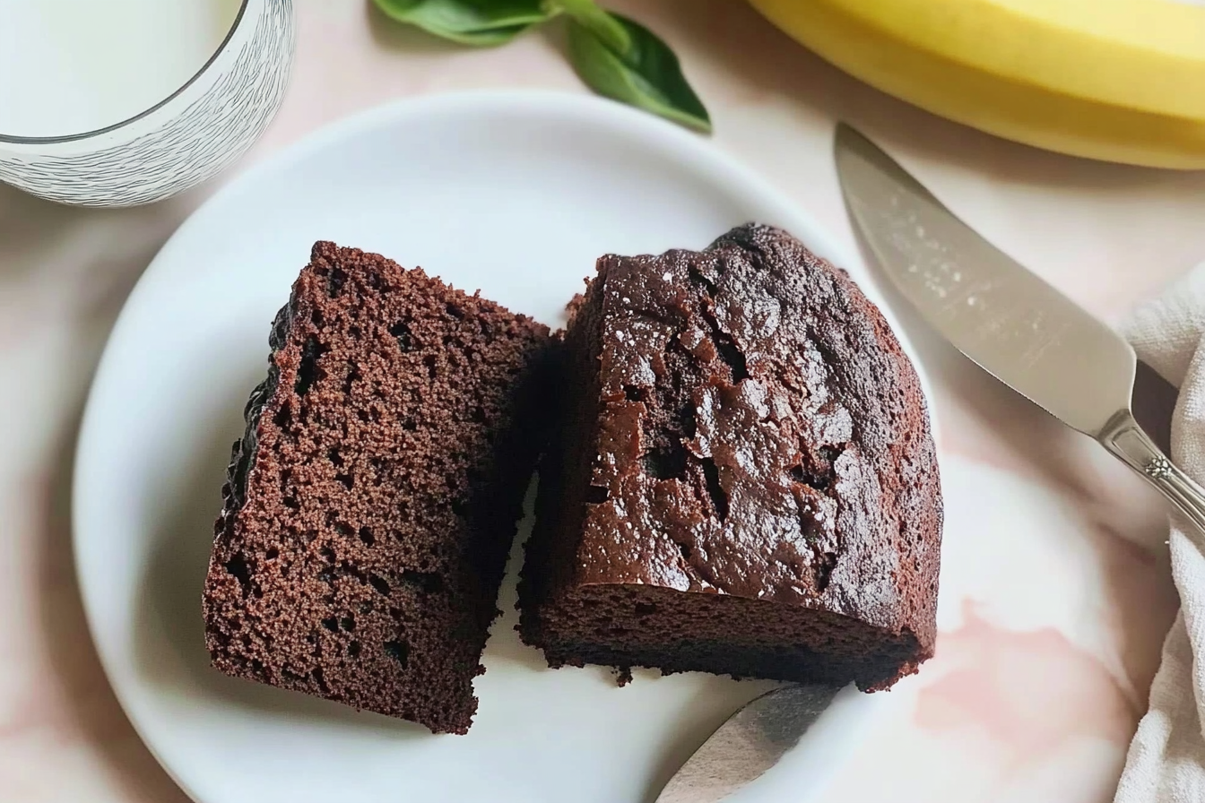 Gâteau banane et cacao