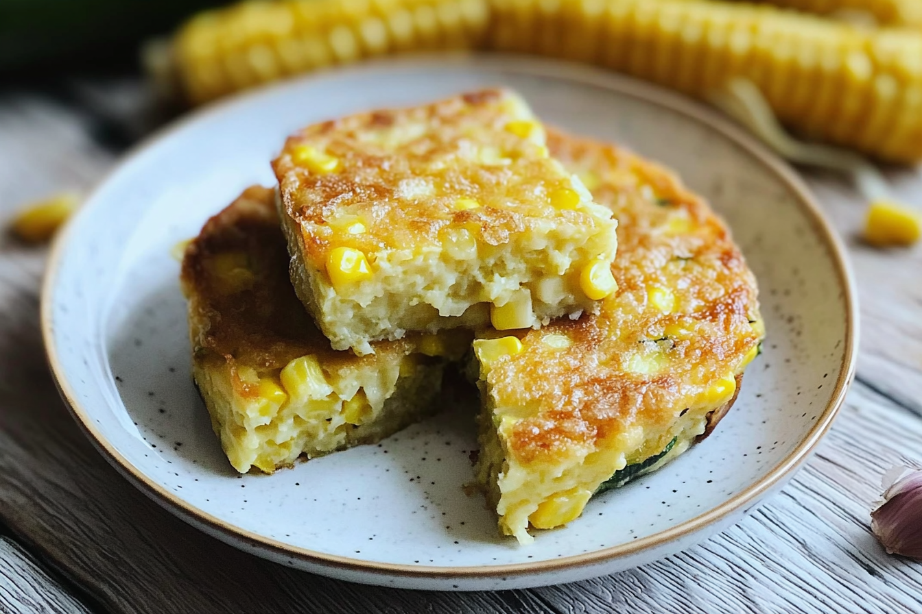 Gâteau de courgette et maïs