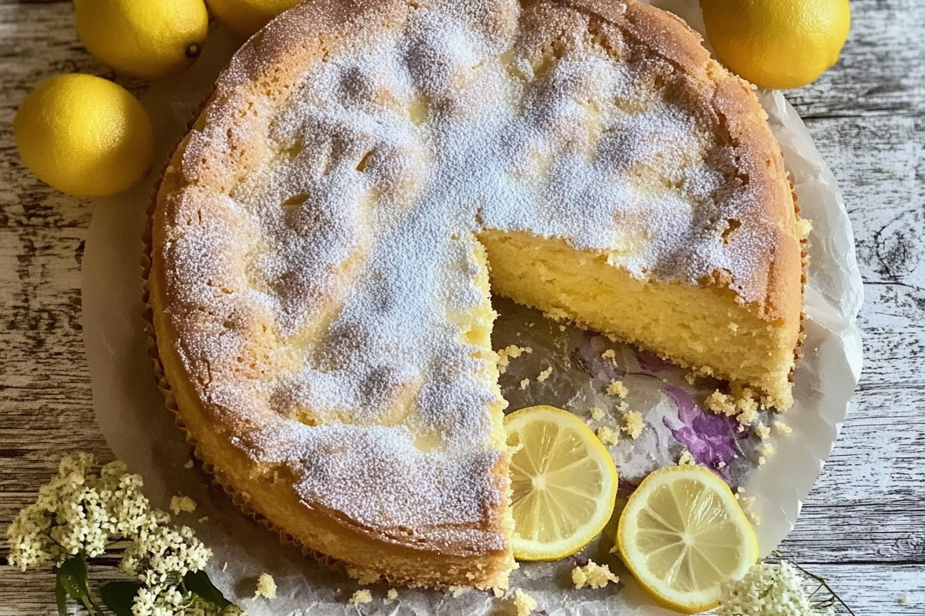 Gâteau de maïzena au citron