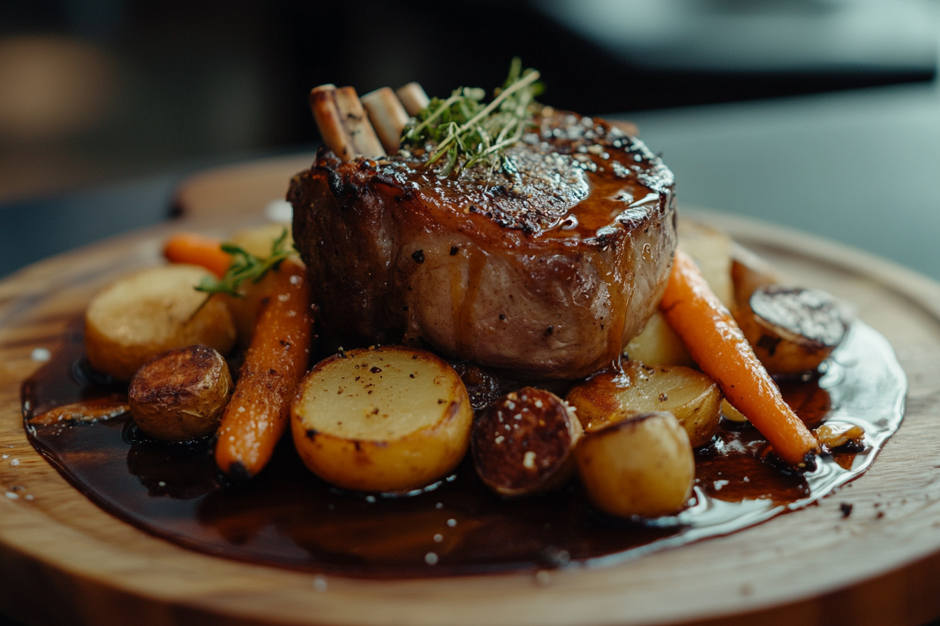 Gigot d'agneau à l'érable