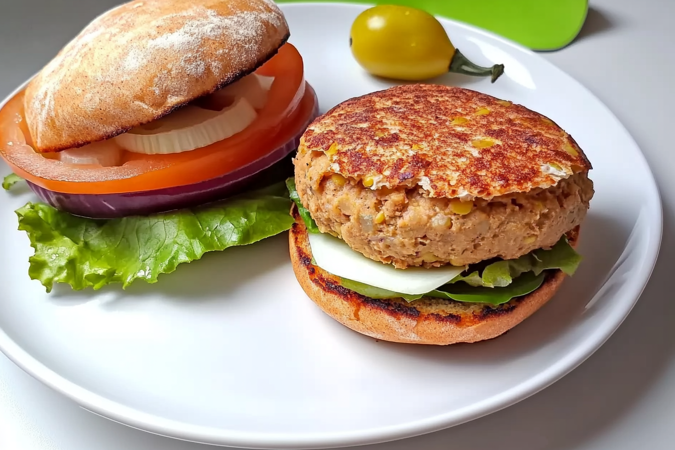 Hamburger de soja et courge