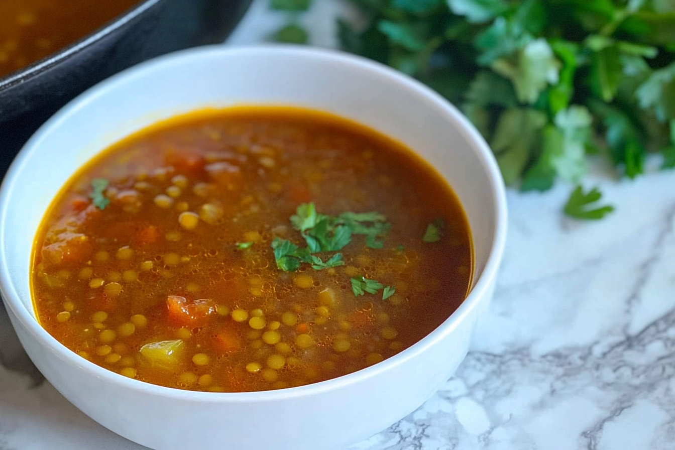 Lentilles aux légumes sautés