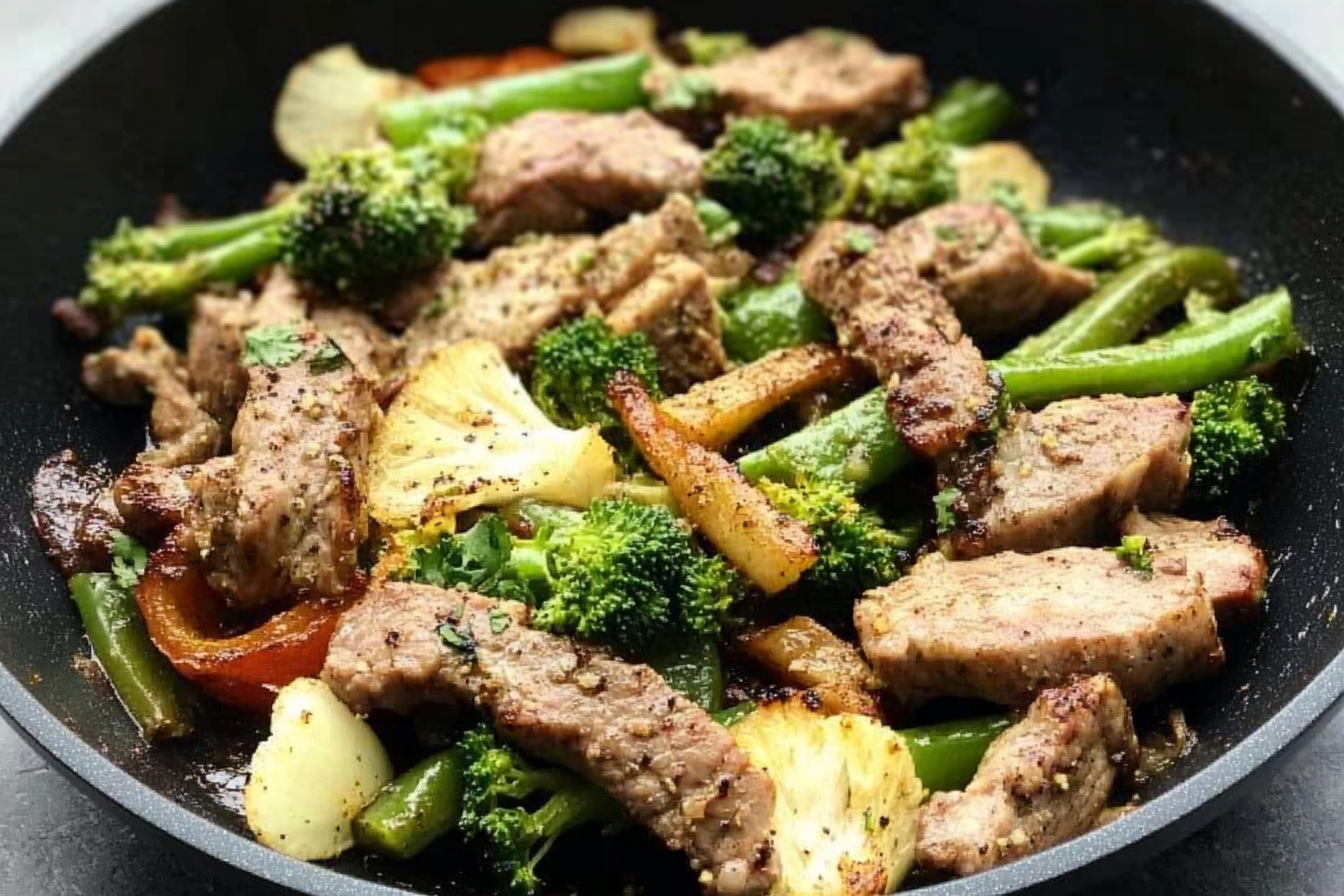 Lomo saltado aux légumes