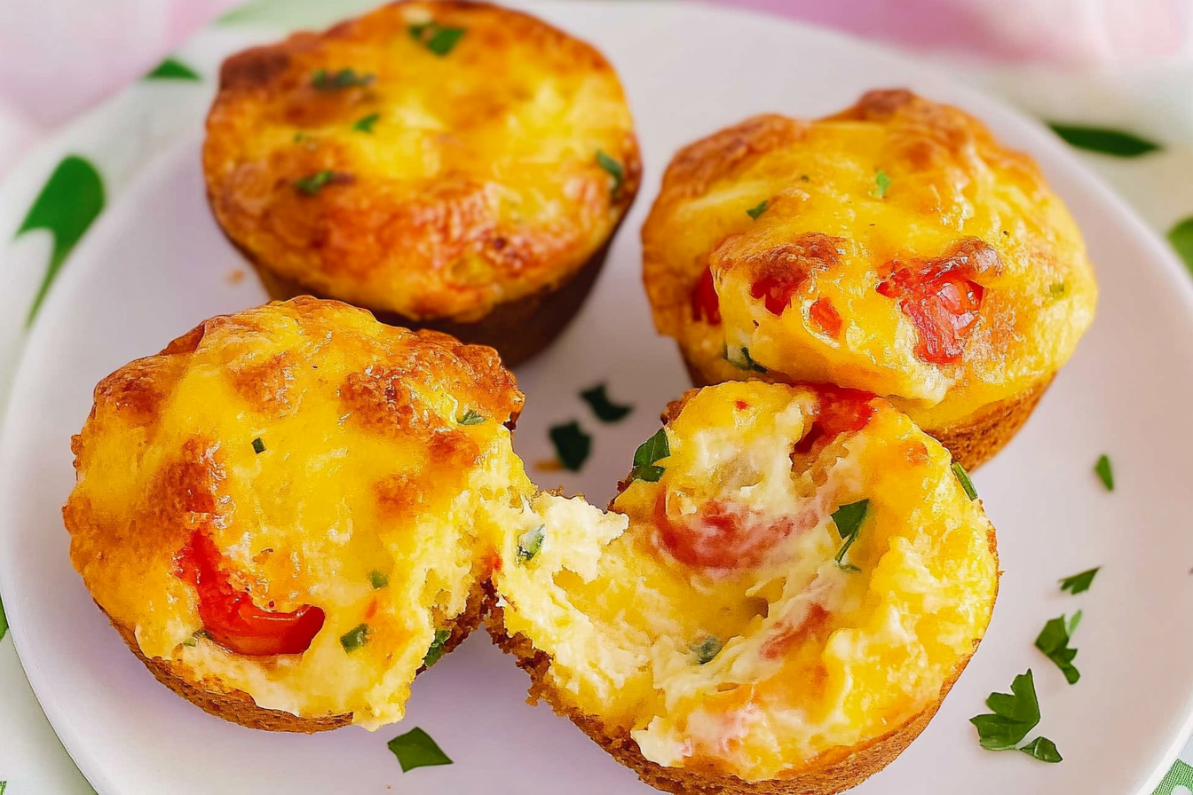 Muffins salés tomate et fromage