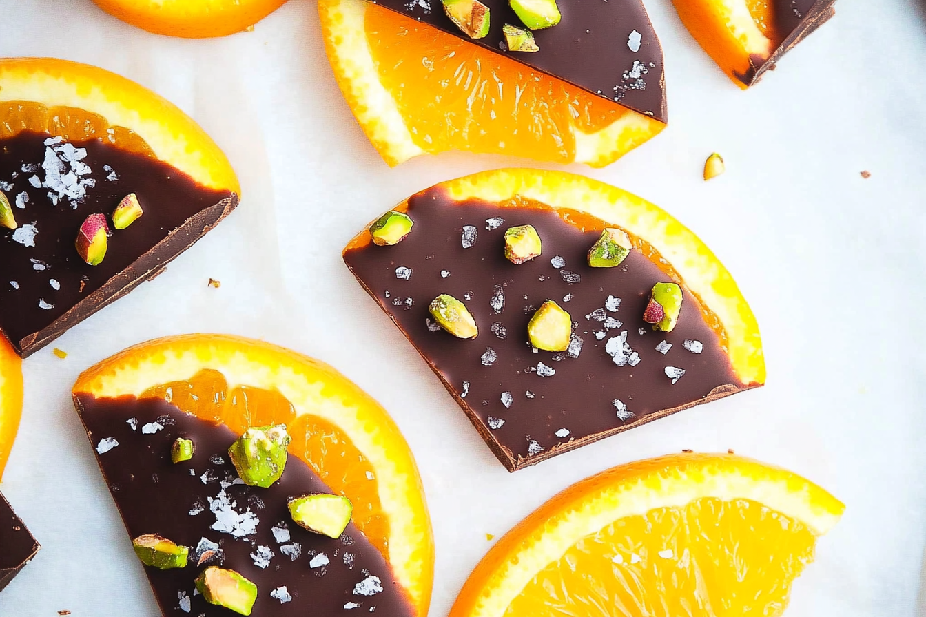 Orange chocolat pistaches gourmet