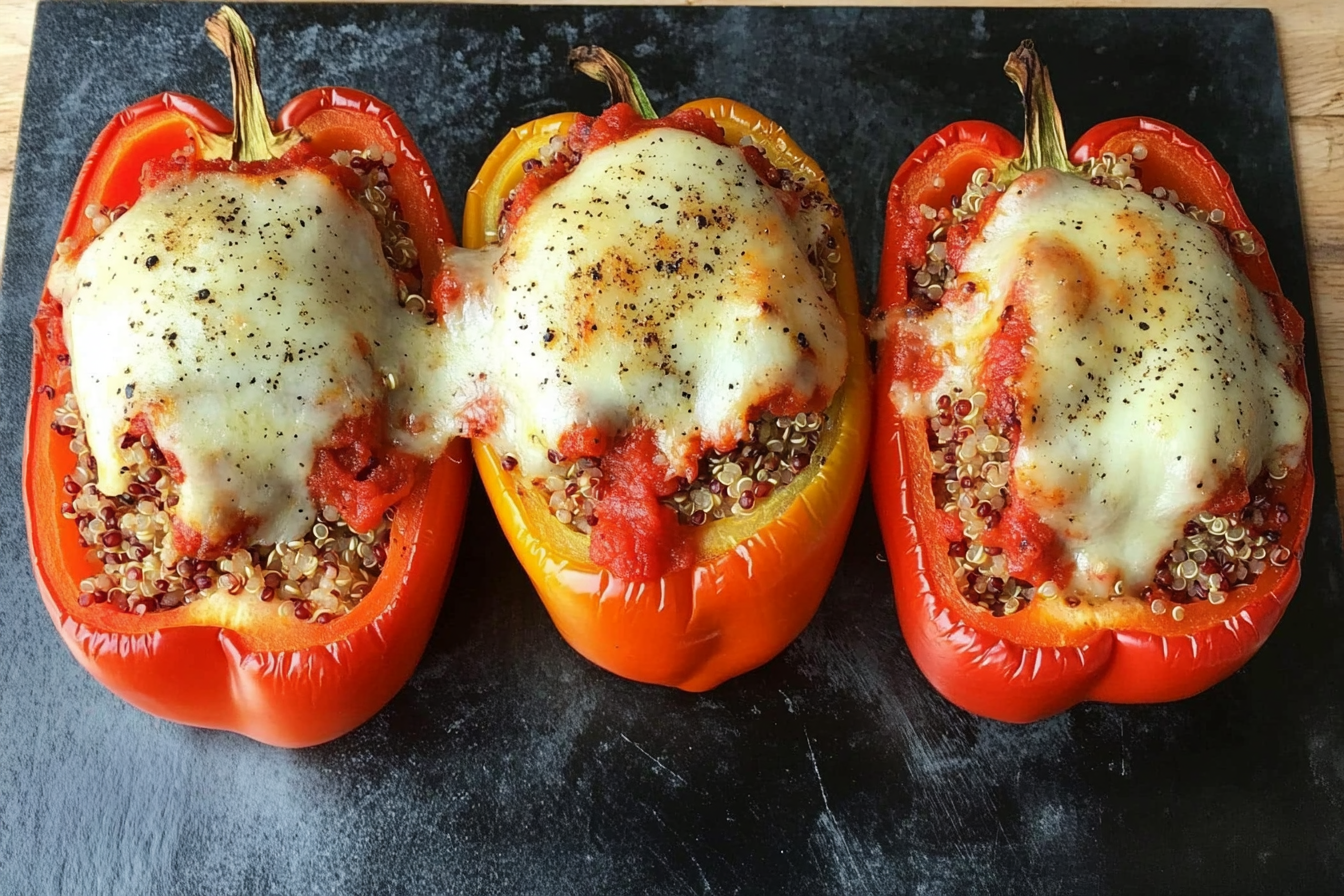 Piments farcis à la quinoa