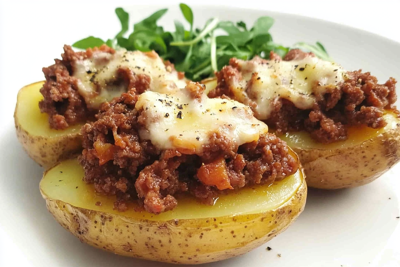 Pommes de terre farcies au fromage