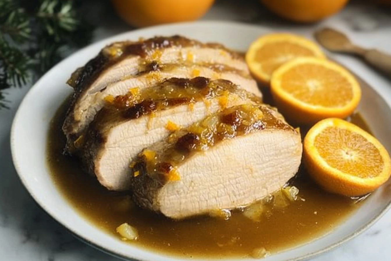 Porc à la sauce orange