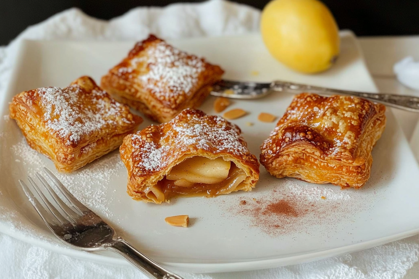 Sacs de feuilleté aux pommes