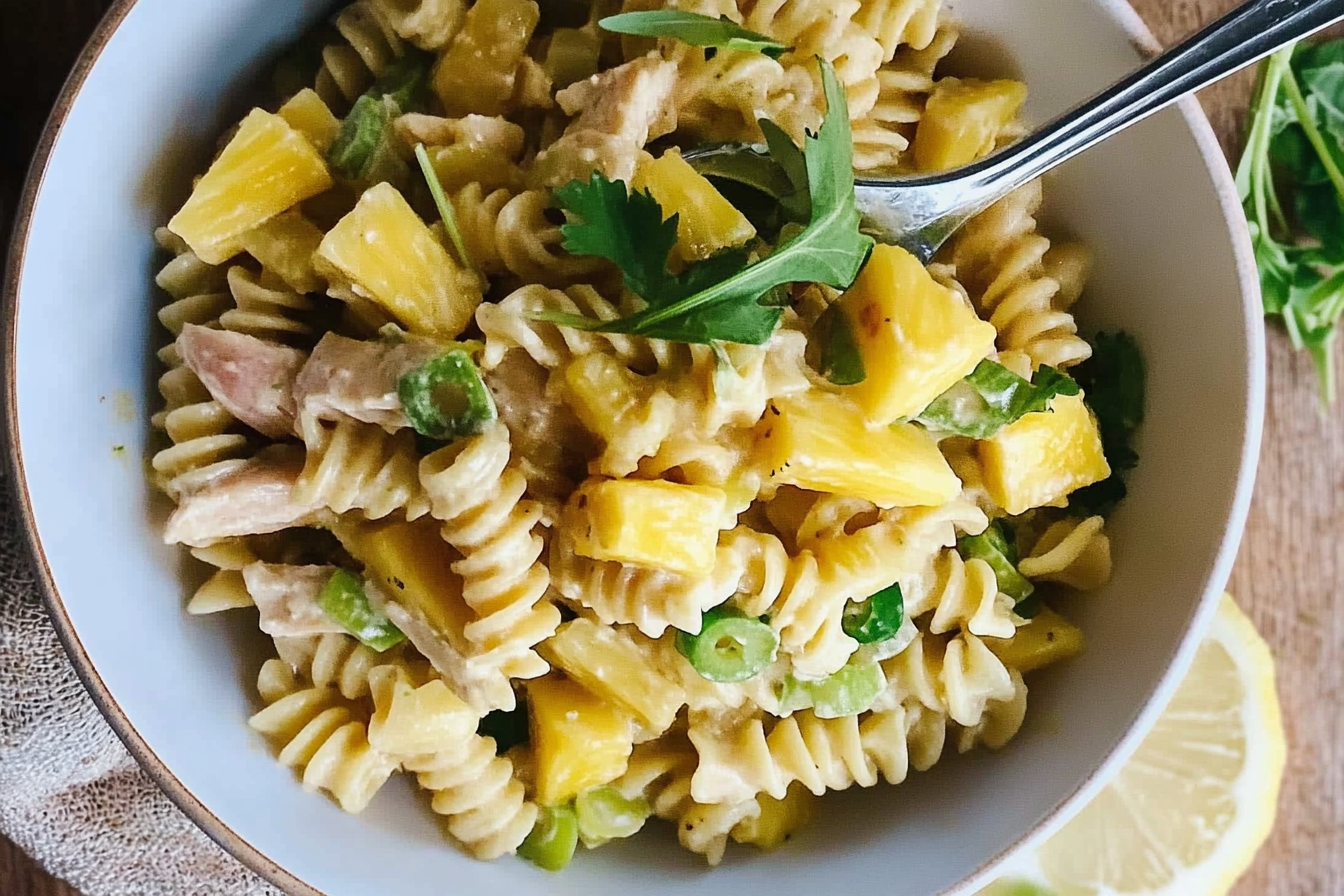 Salade de pâtes au poulet