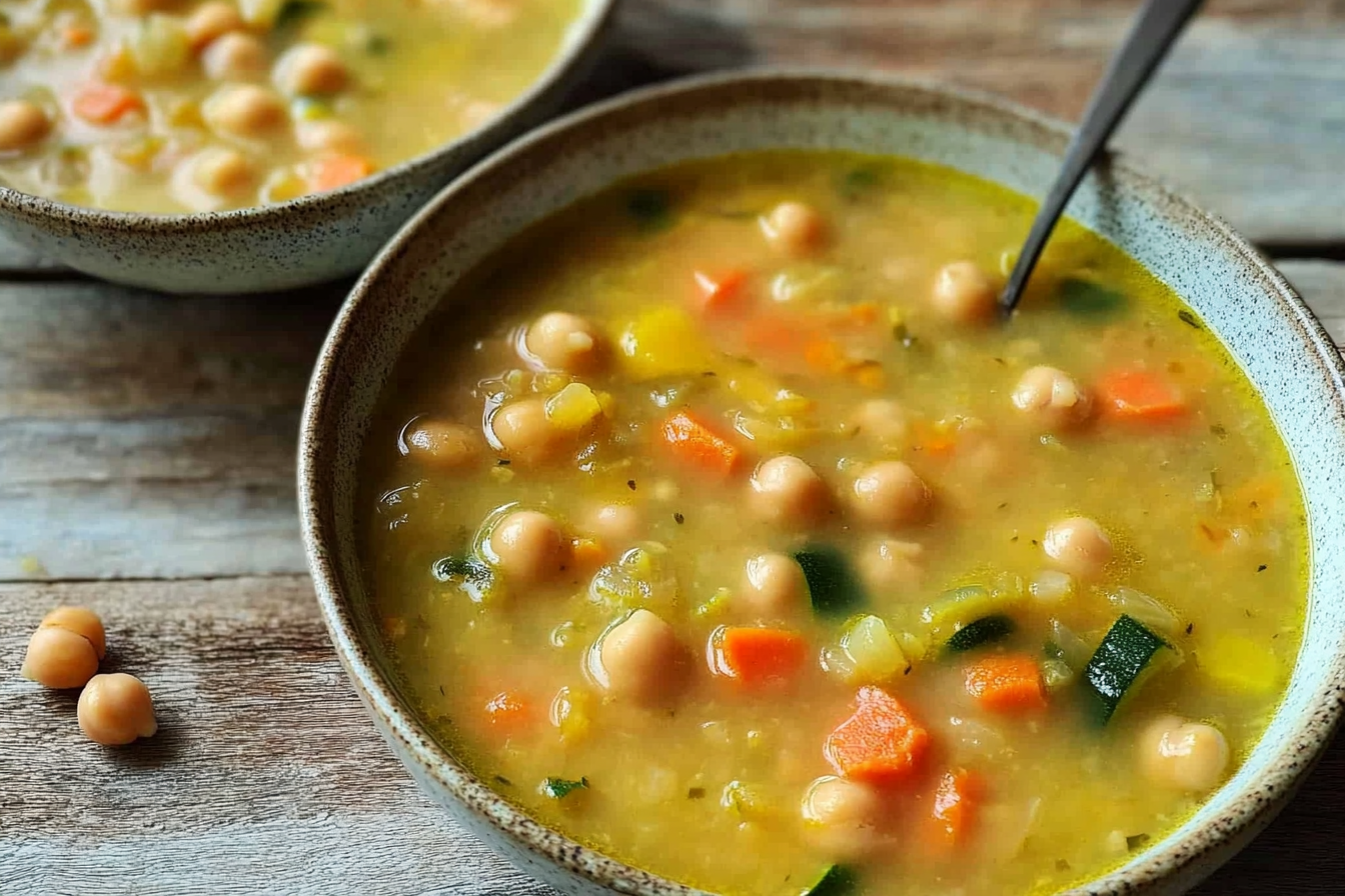 Soupe de carottes et courgettes