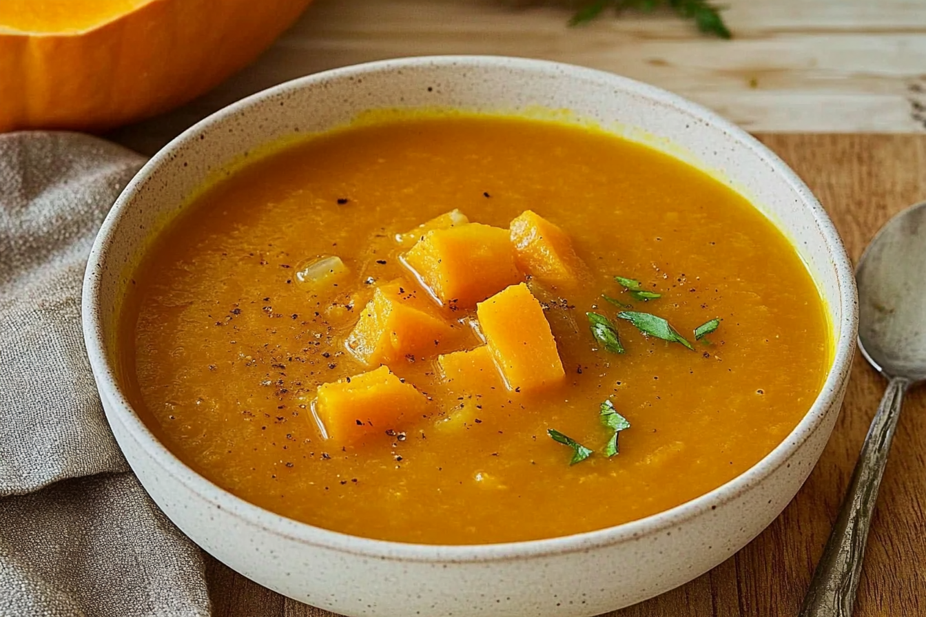 Soupe de courge facile