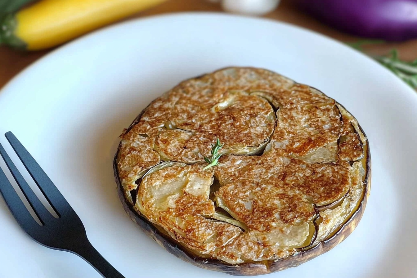 Tortilla aux aubergines
