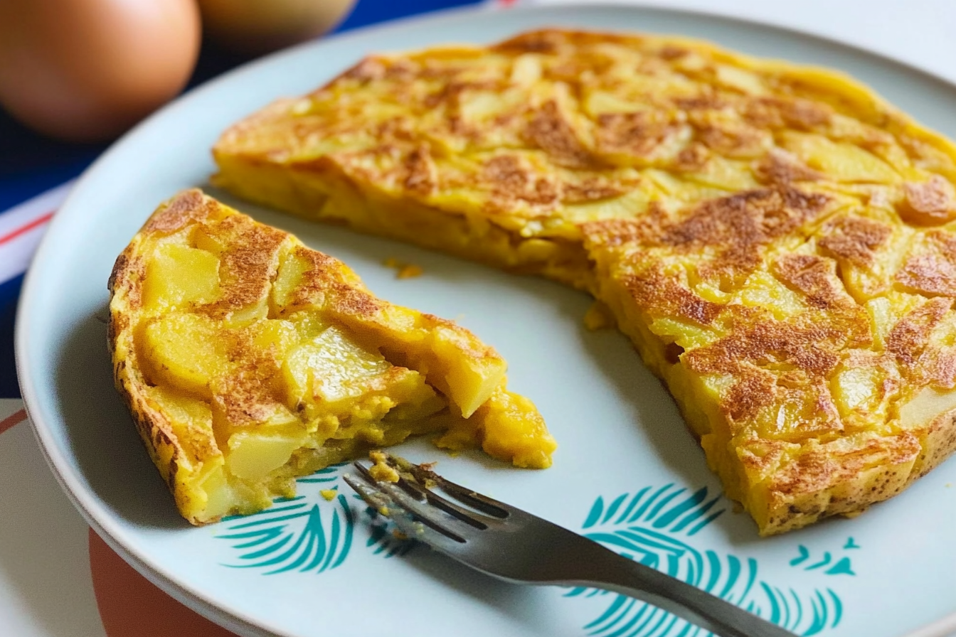 Tortilla de patata et calabaza