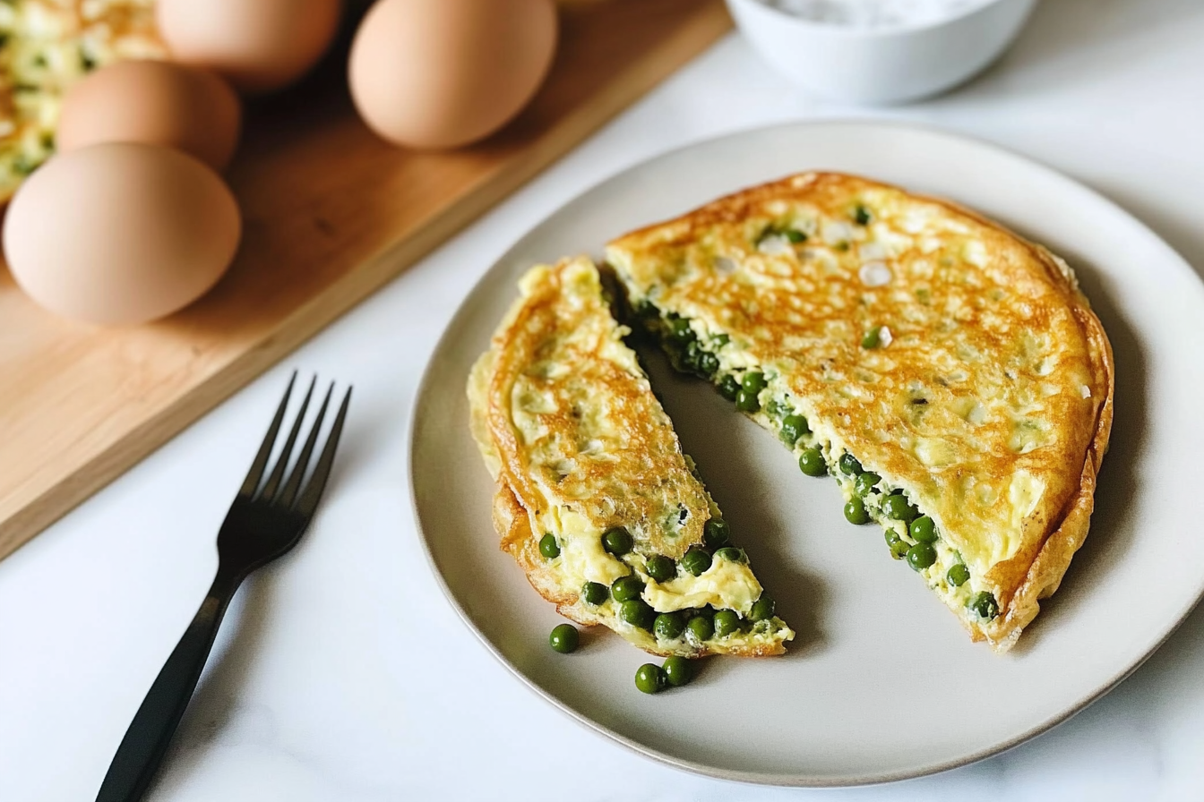 Tortilla de petits pois