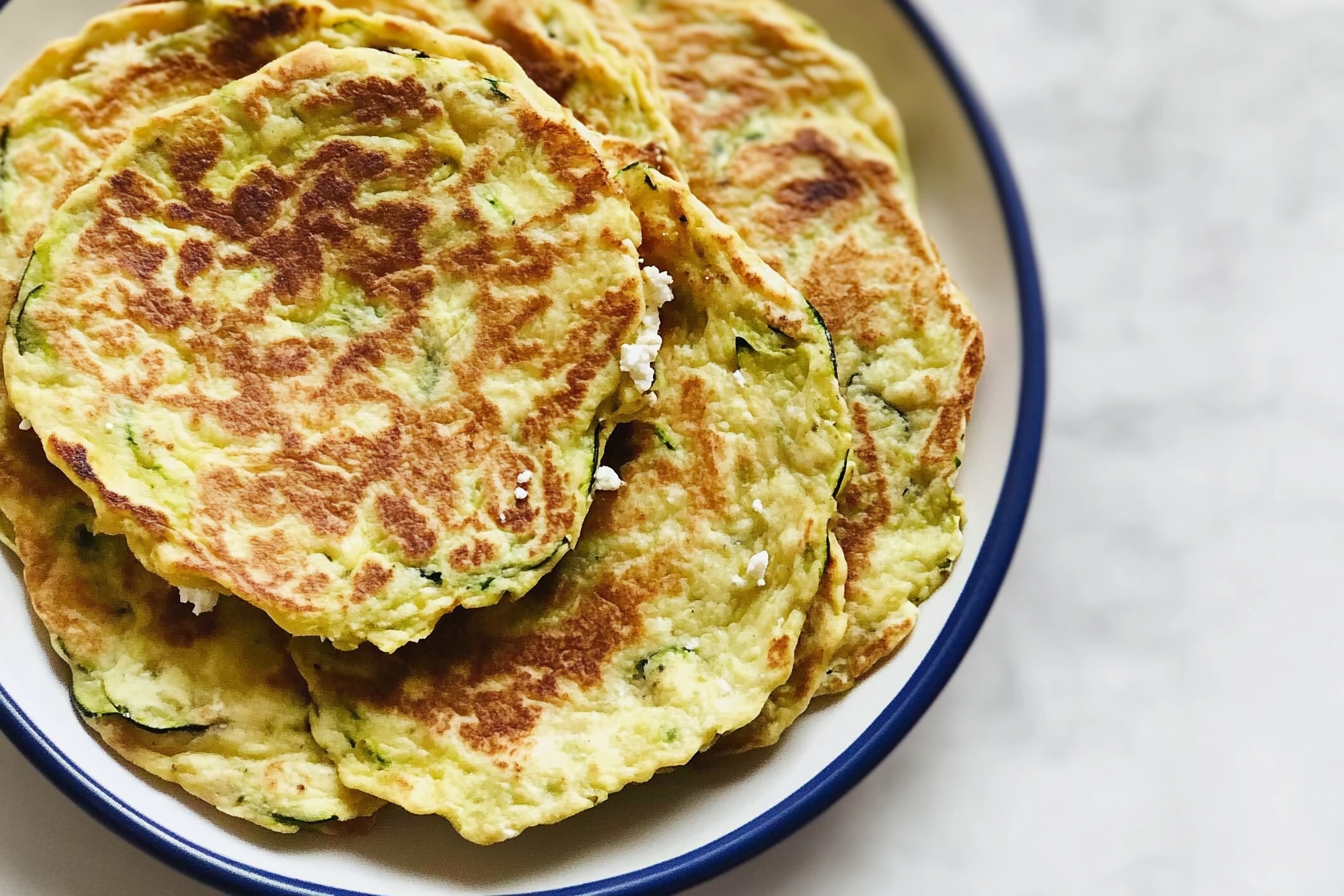Tortillas de courgette et feta