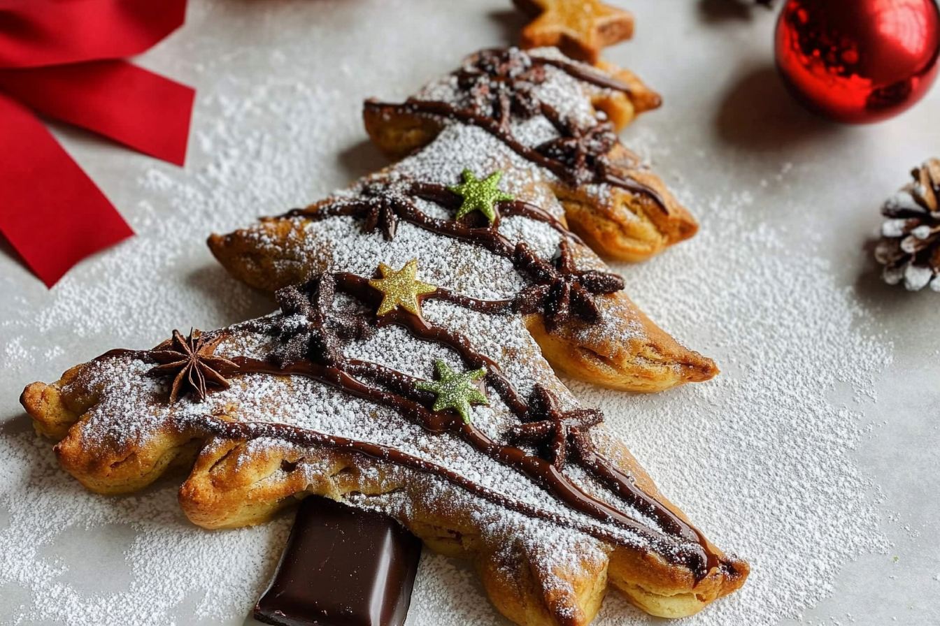 Arbre de Noël en chocolat