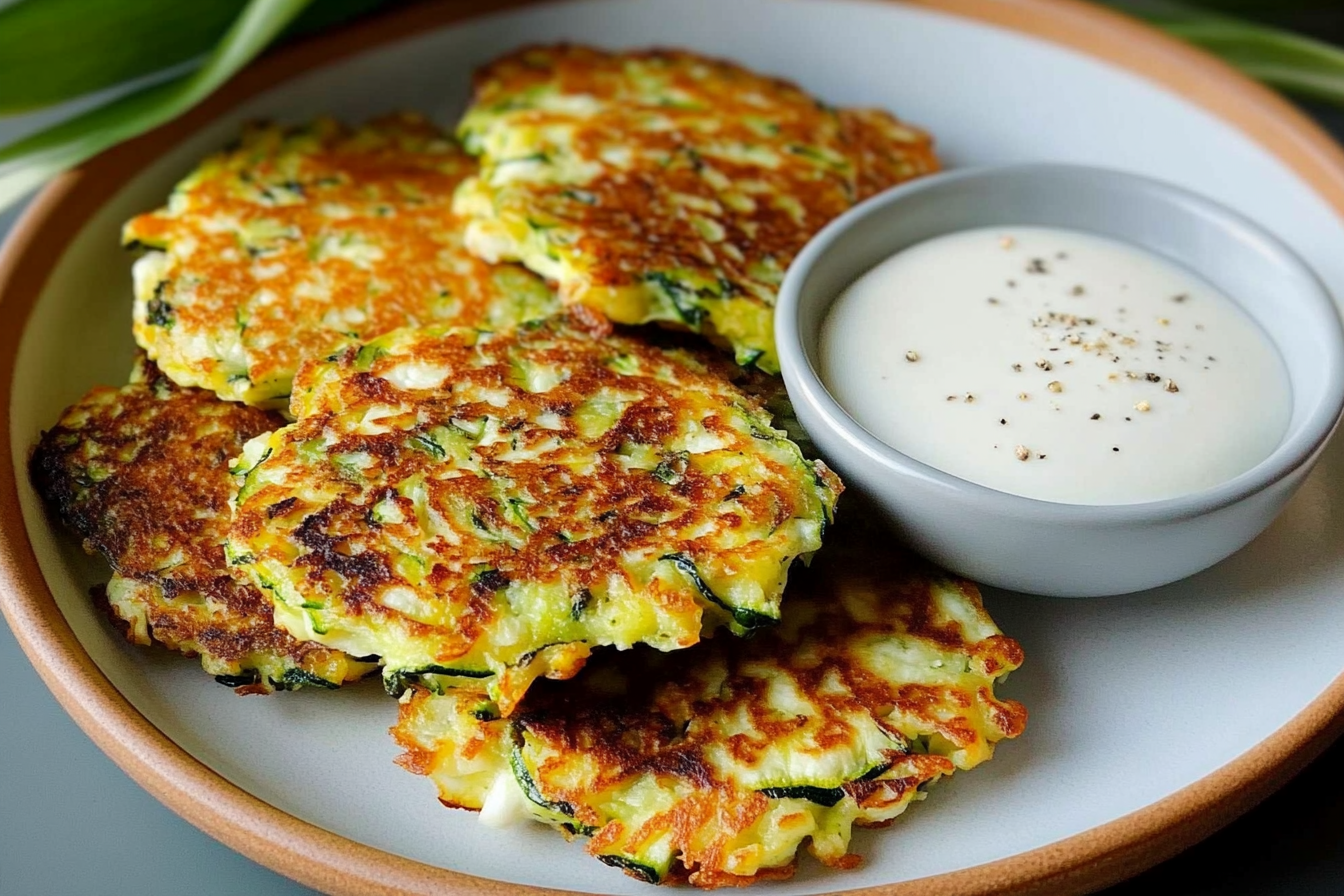 Beignets de courgette et mozzarella