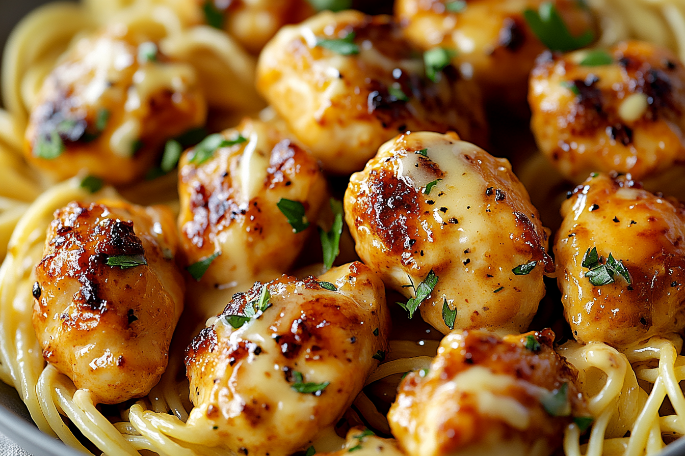 Bouchées de poulet à l'ail