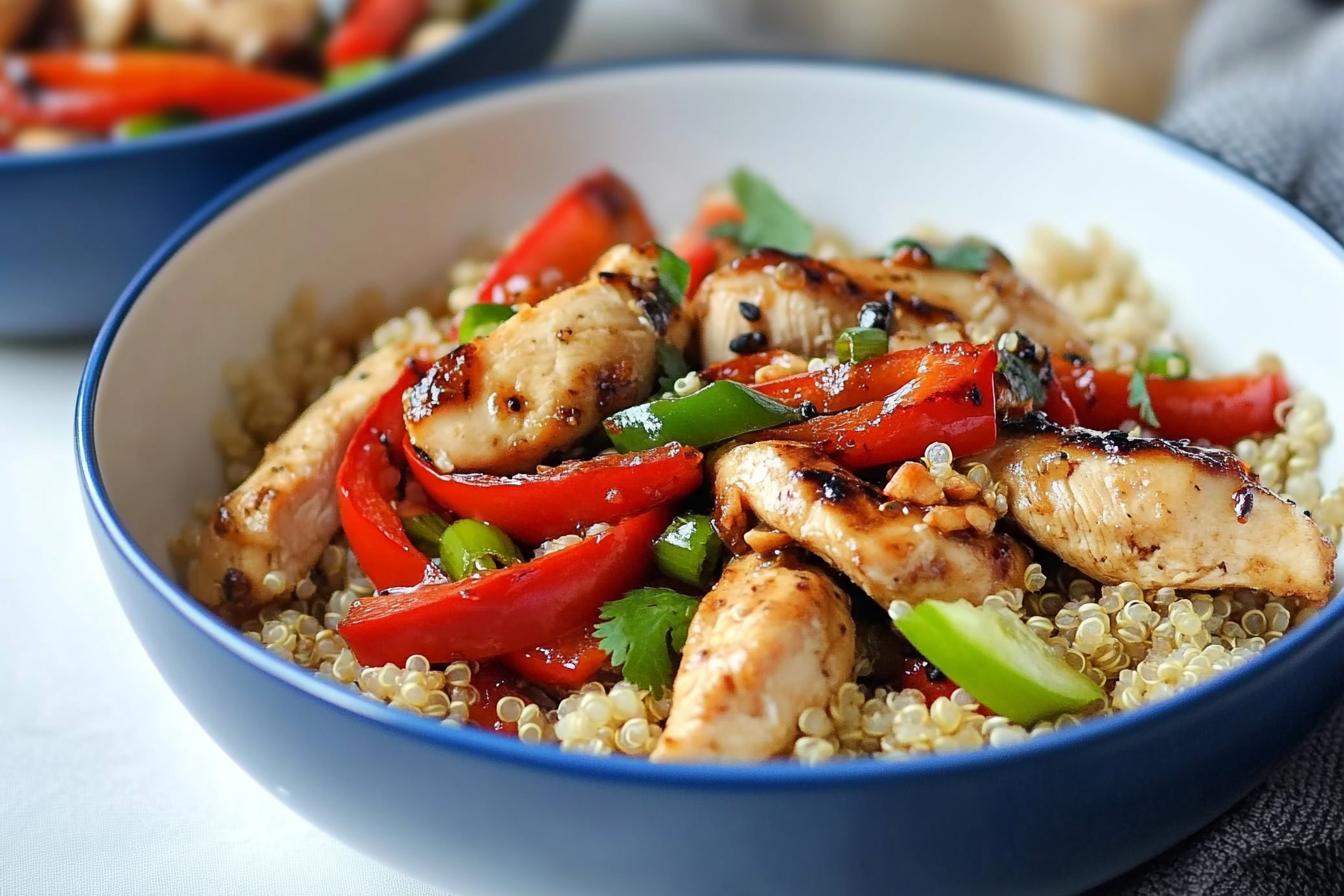 Bowl de quinoa au poulet