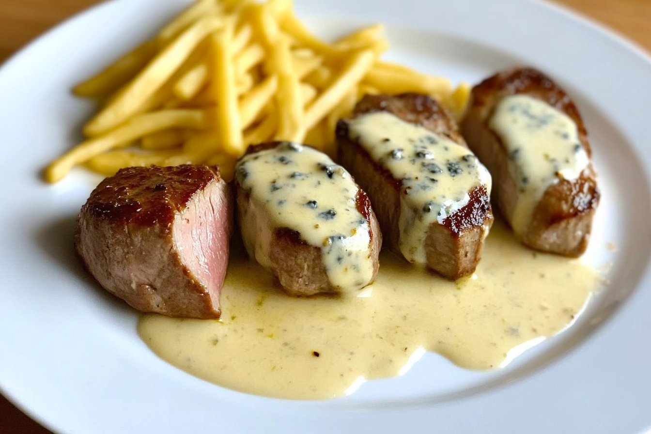Filet mignon au roquefort