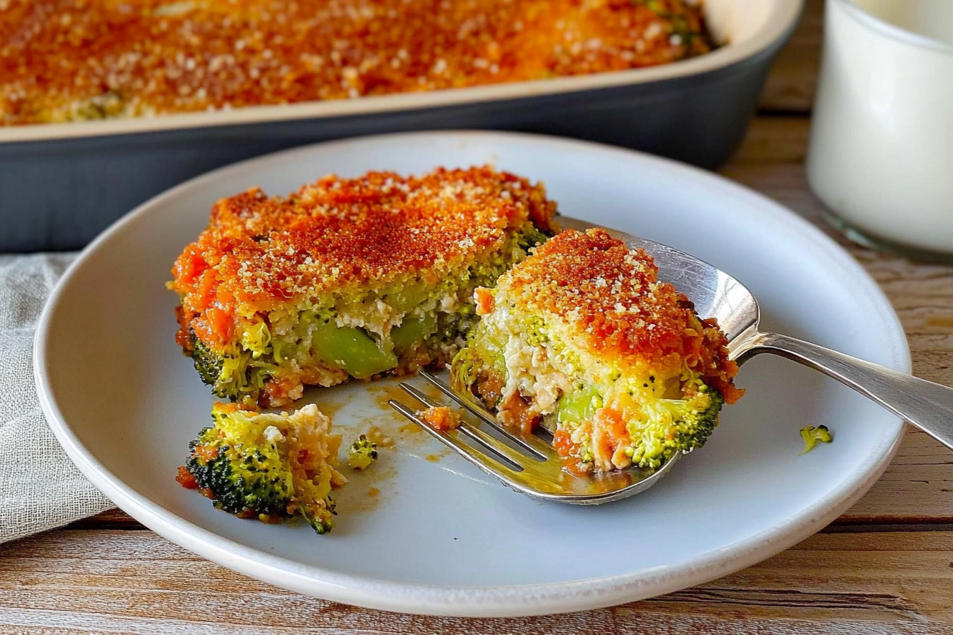 Gâteau de brocoli à la bolognaise