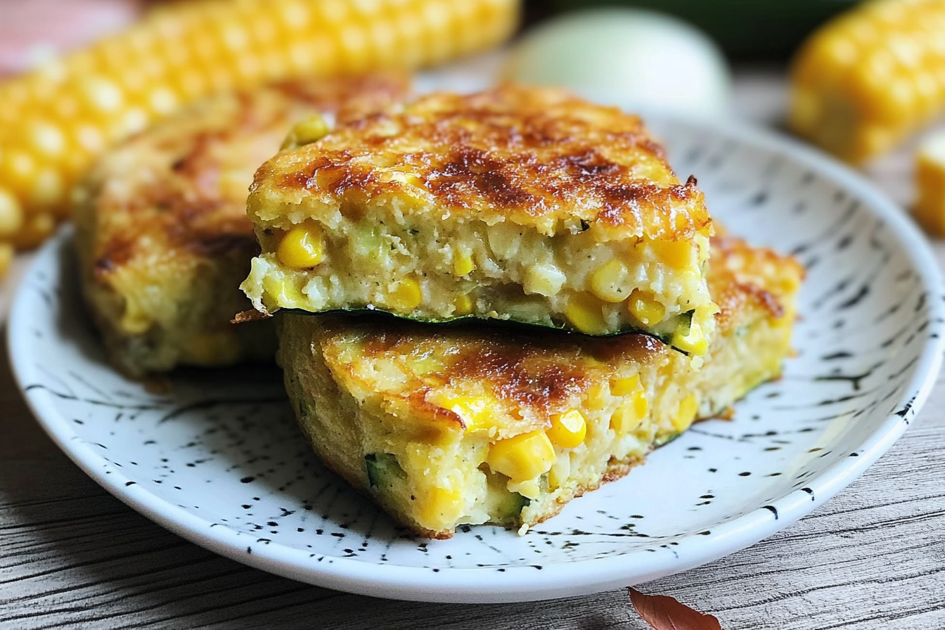 Gâteau de courgette et maïs