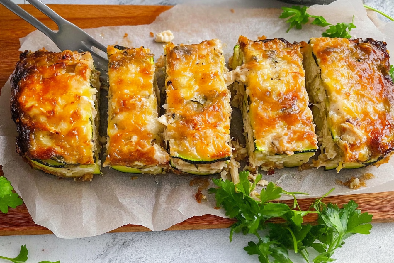 Gâteau de poulet et courgette
