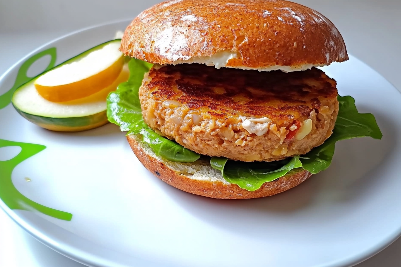 Hamburger de soja et courge