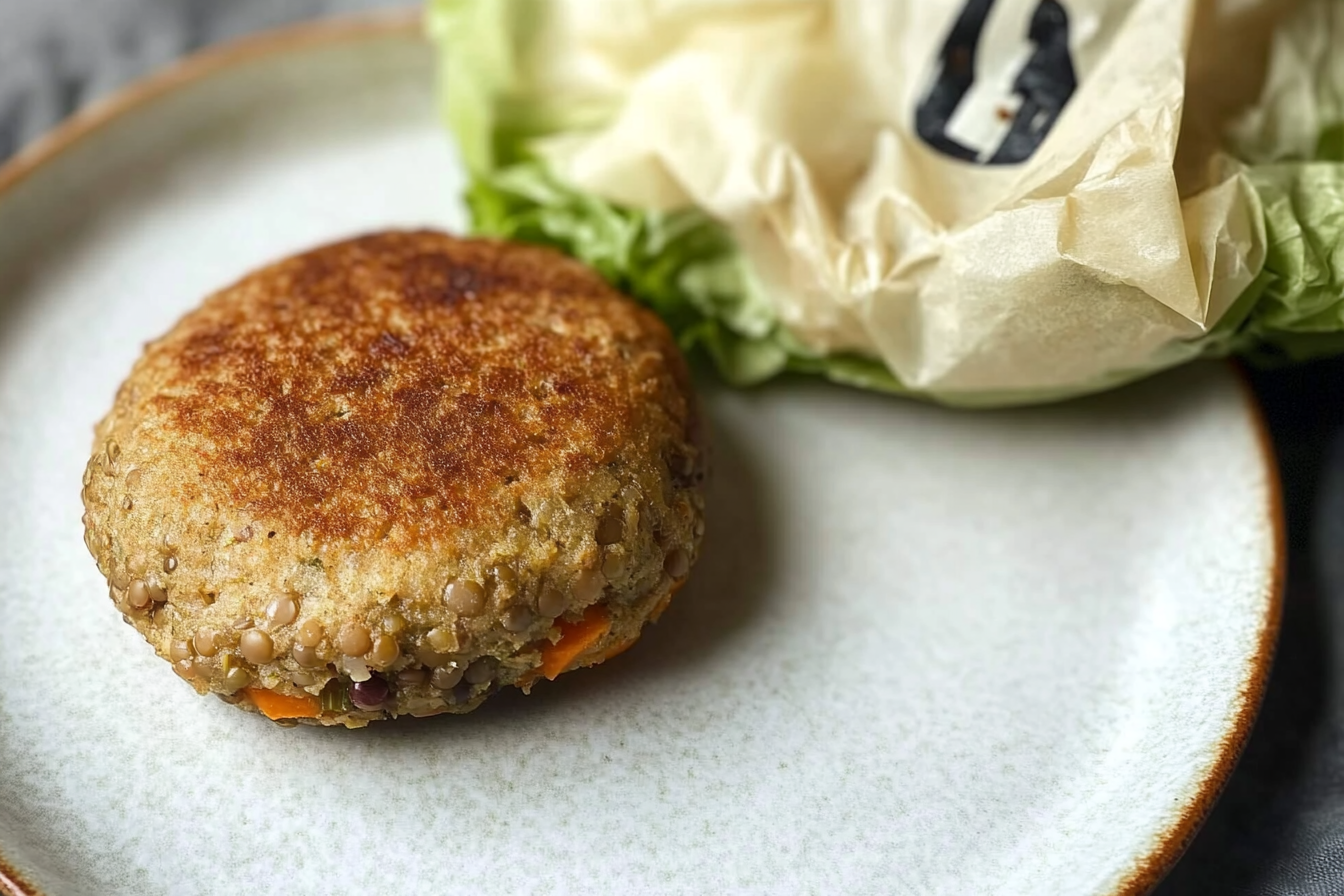 Hamburgers de lentilles et carottes
