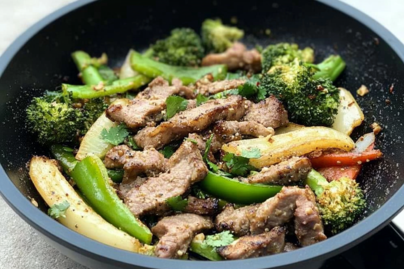Lomo saltado aux légumes