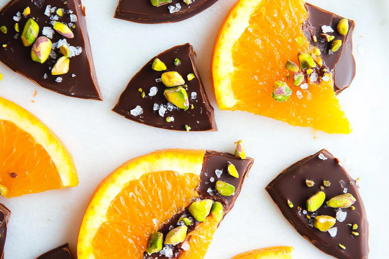Orange chocolat pistaches gourmet