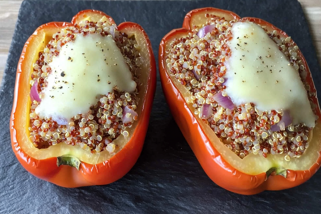 Piments farcis à la quinoa