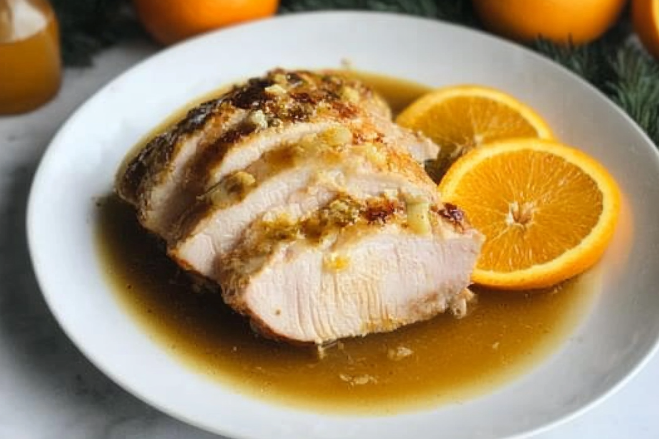 Porc à la sauce orange