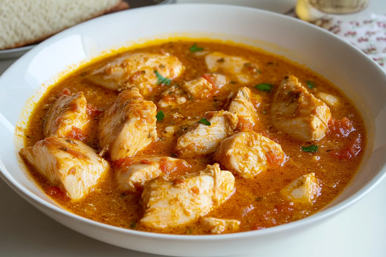 Poulet en sauce facile
