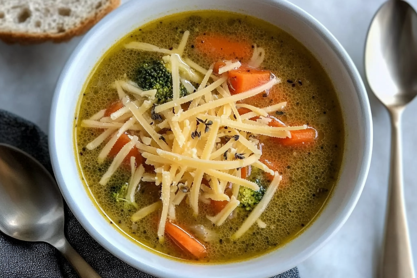 Soupe de carottes et brocoli