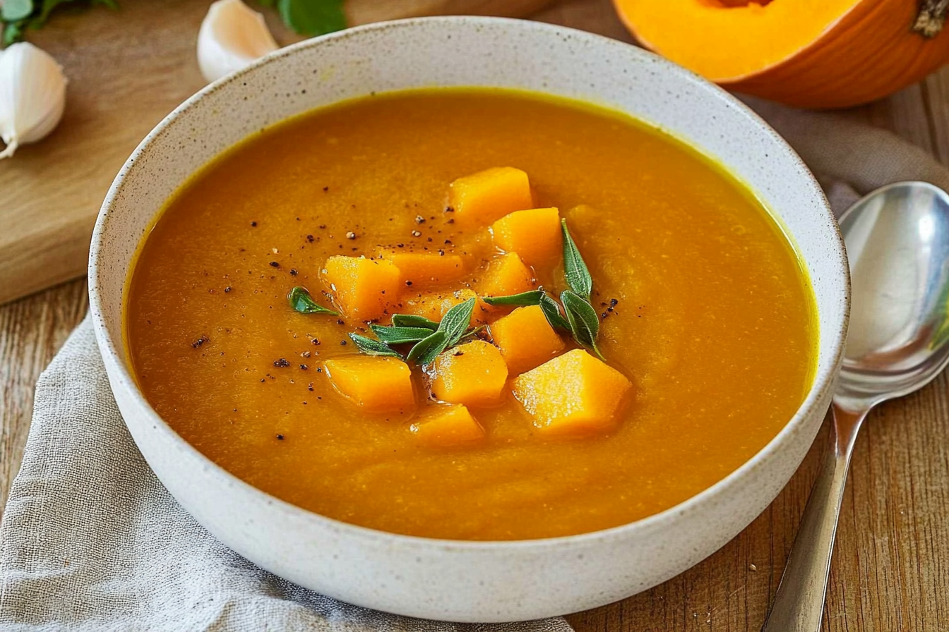 Soupe de courge facile